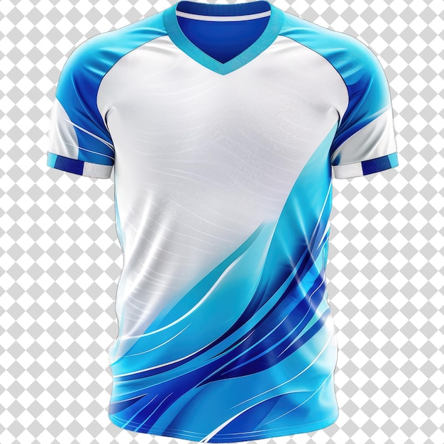 PSD athletic jersey design isolated on transparent background psd