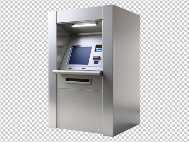 PSD atm booth isolated icon