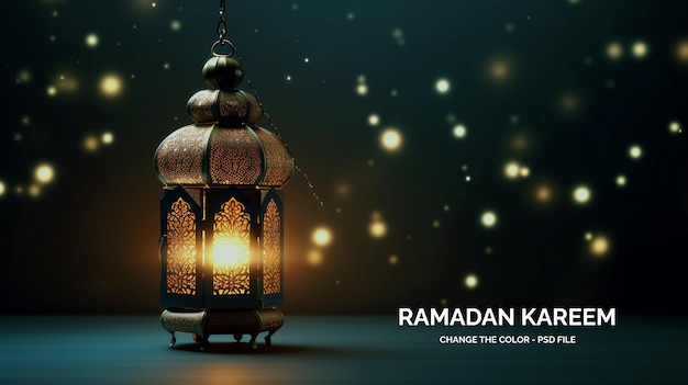 Attractive background for ramadan mubarak