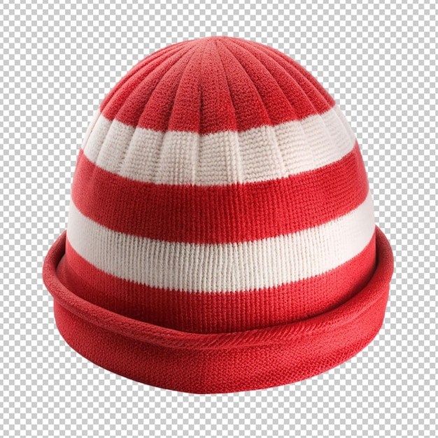 PSD austria flag on hat on transparent background