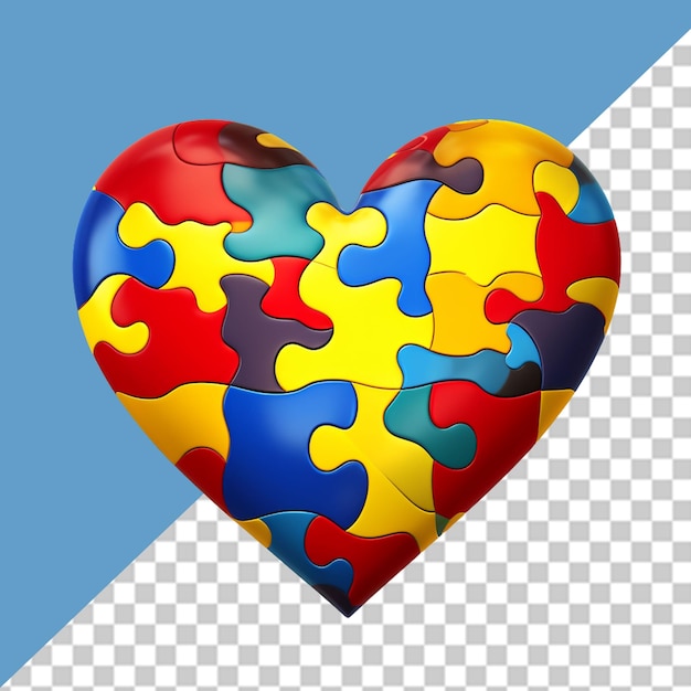 Autism awareness day PNG illustration