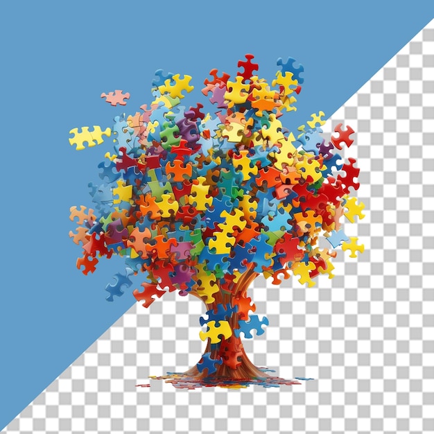 Autism awareness day PNG illustration