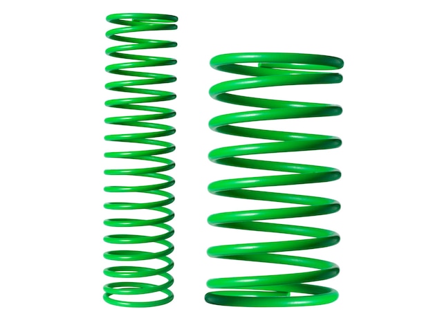 automotive suspension springs transparent background