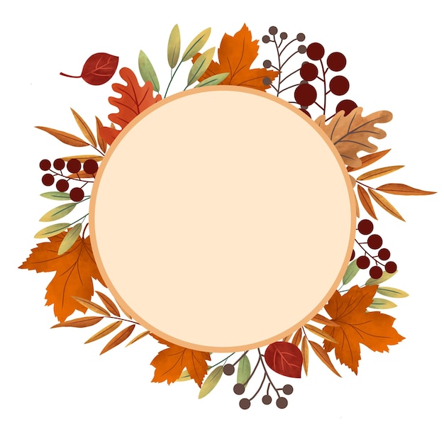 Autumn leaves background