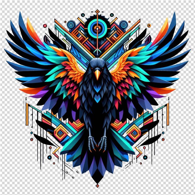 Avian Harmony Stunning Vector Artwork Featuring a Majestic Bird