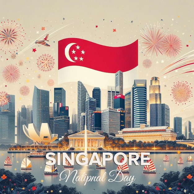 Awesome Banner Design for Singapore National Day