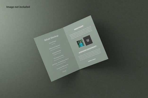 Awesome Bifold Brochure Mockup