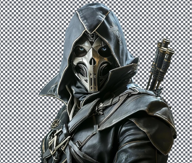 PSD awful corvo attano dishonored isolated on transparent background