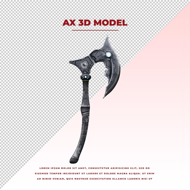 Axe isolated