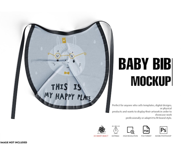 Baby Bib Mockup