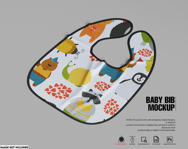 Baby Bib Mockup