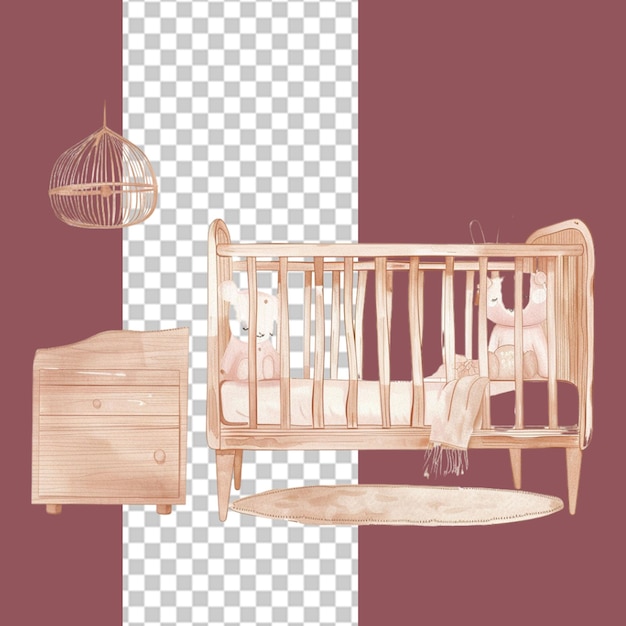 PSD baby care png illustration