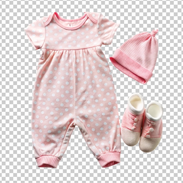 Baby clothes transparent background