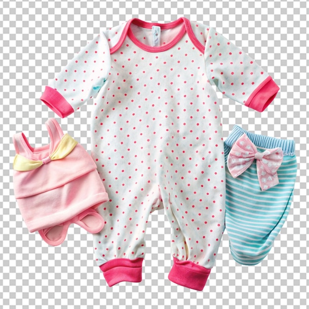 Baby clothes transparent background