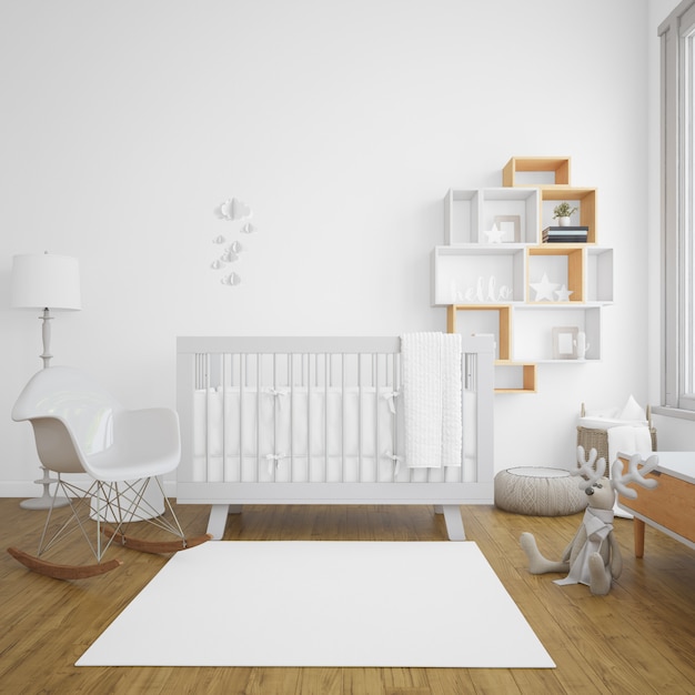 Baby's room with luminosity