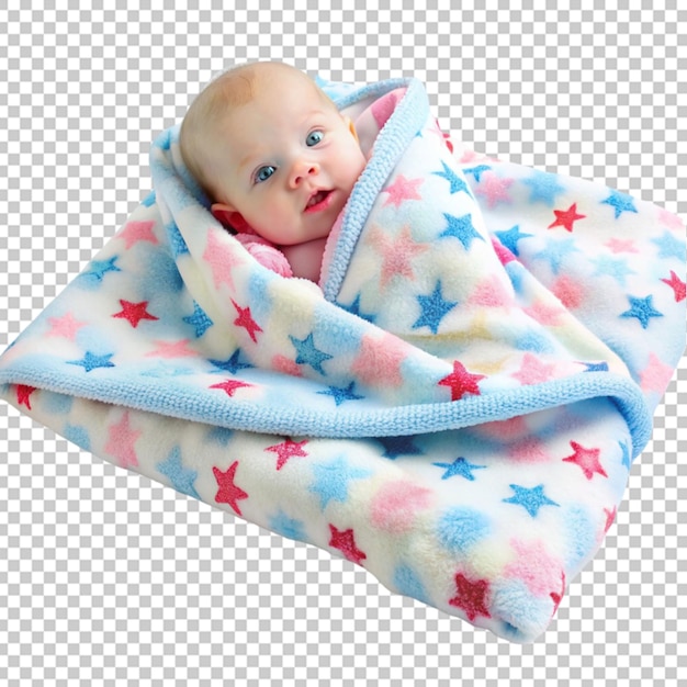 Baby soft blanket transparent background