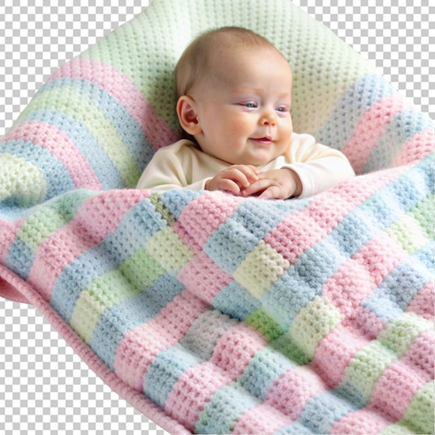 Baby soft blanket transparent background