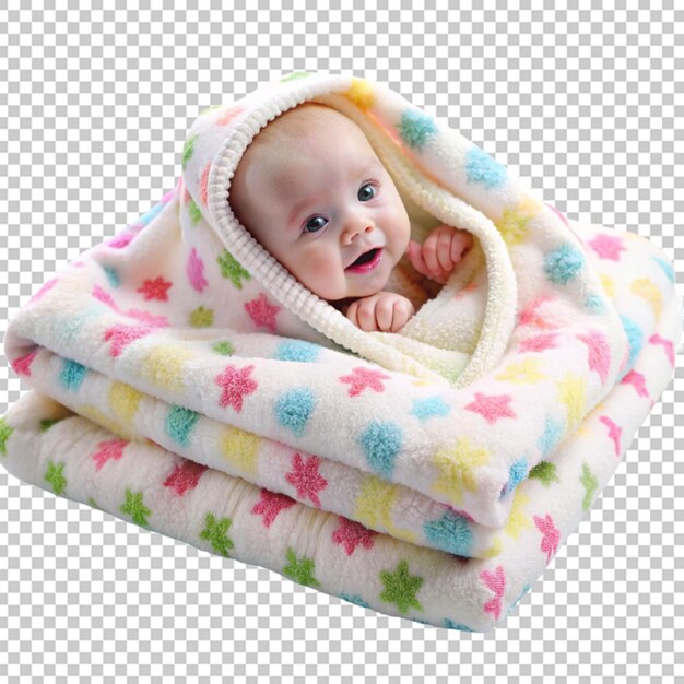 Baby soft blanket transparent background