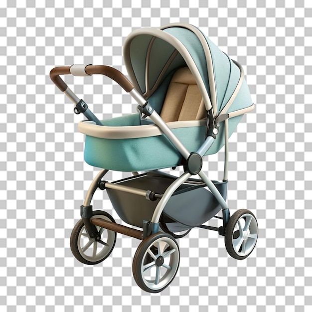 baby stroller isolated 3d