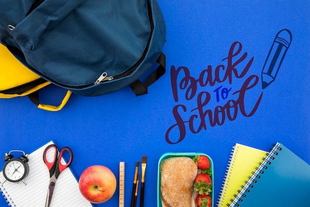 PSD back to school, backpack with student supplies