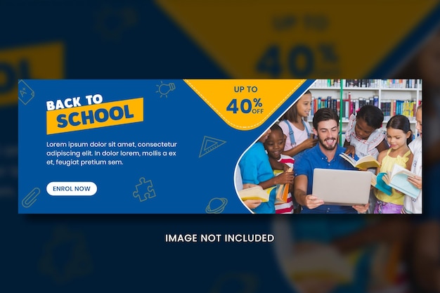 Back To School Banner Cover Facebook