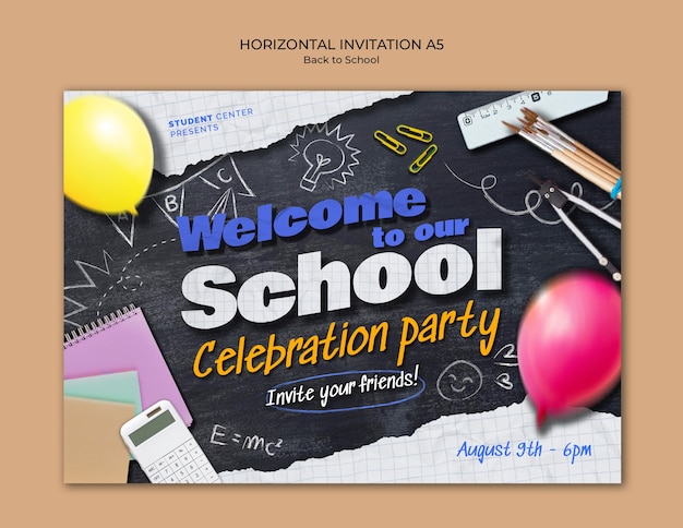 PSD back to school ceremony template