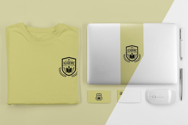 Back to school concept mock-up