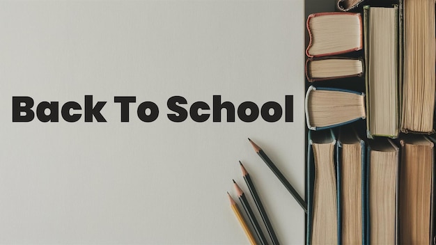 Back to school design template