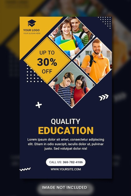 Back To School Education Banner Instagram post