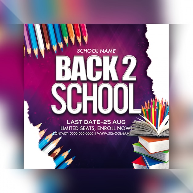 Back To School Flyer Template