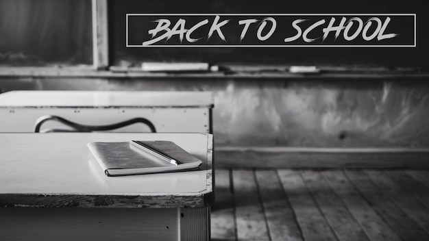 PSD back to school template with text or social media sale poster