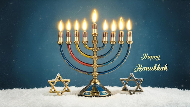 background for jewish hanukkah celebration