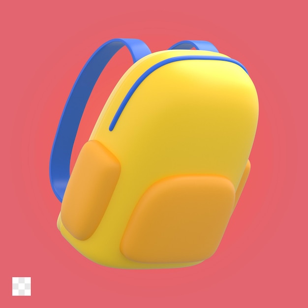 Backpack 3d icon