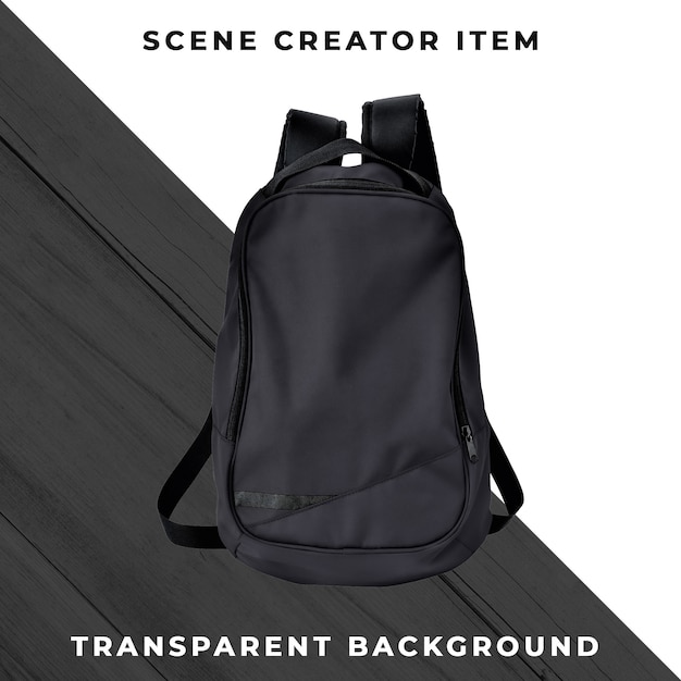 Backpack object transparent PSD