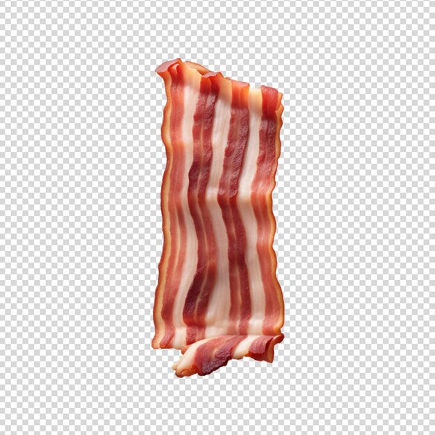 Bacon isolated on transparent background