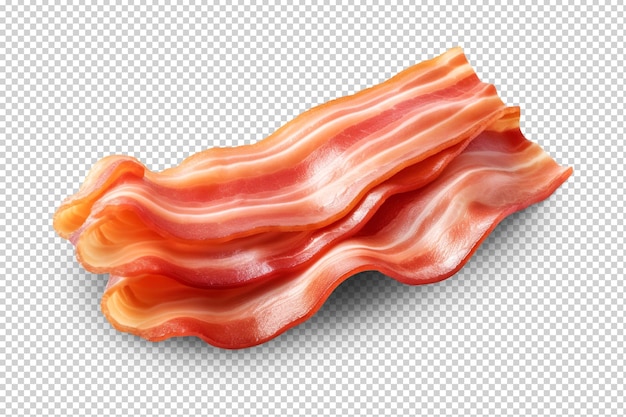 Bacon sliced Ai Cutout on transparent