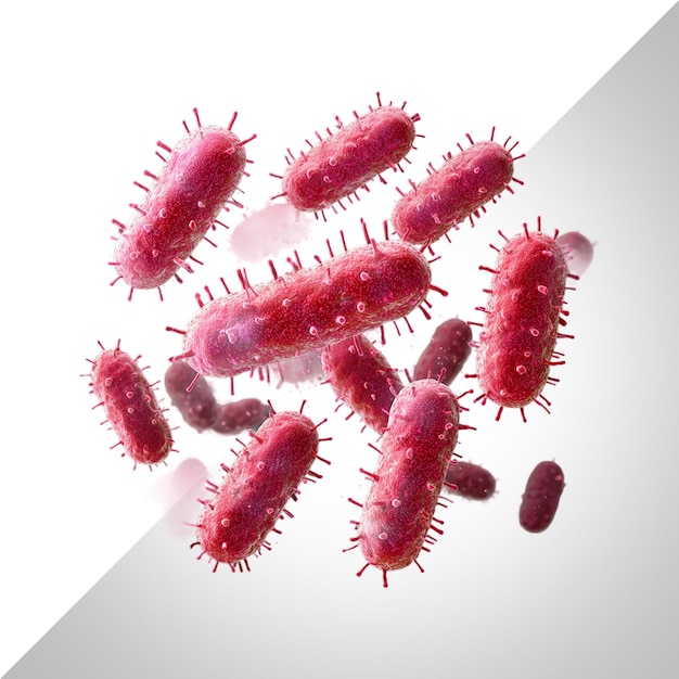 bacteria isolated on transparent background