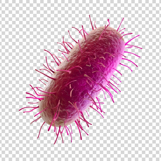 PSD bacteria isolated on a transparent background