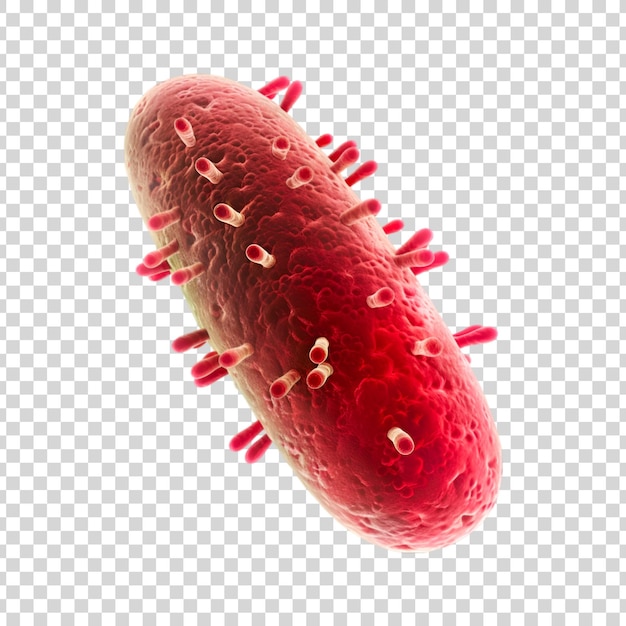 PSD bacteria isolated on a transparent background