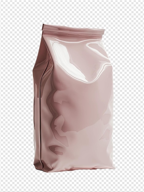 a bag of brown liquid with a white label