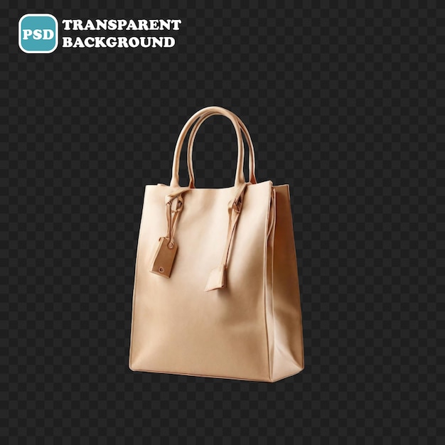 bag icon isolated 3d render illustration