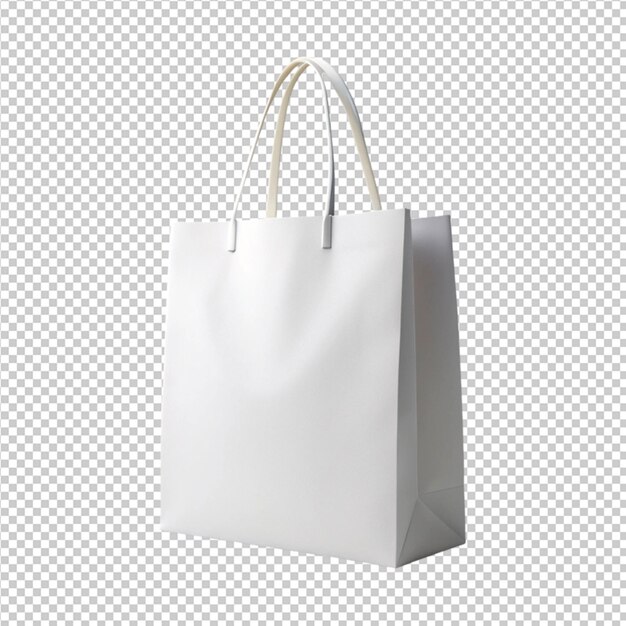 PSD bag mockup on transperent back ground