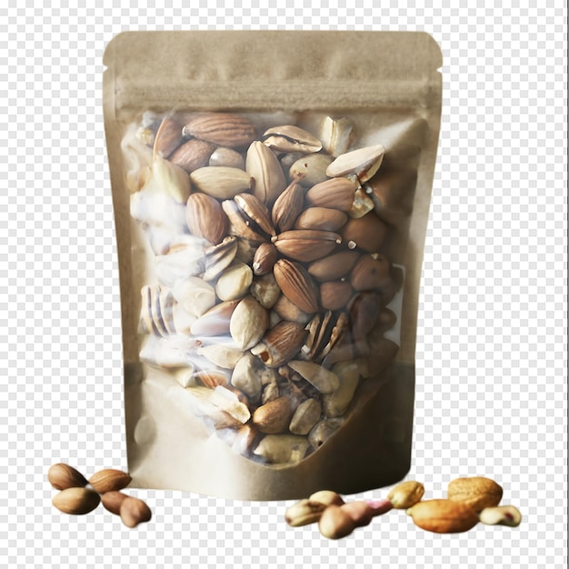 PSD a bag of nuts with a bag of nuts