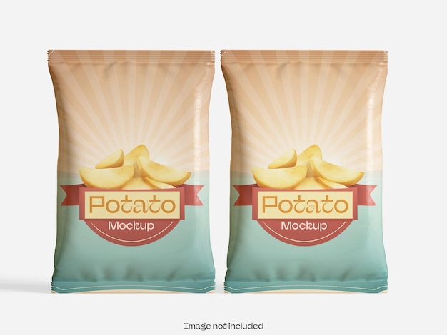 a bag of potato chips with the word potato on the side