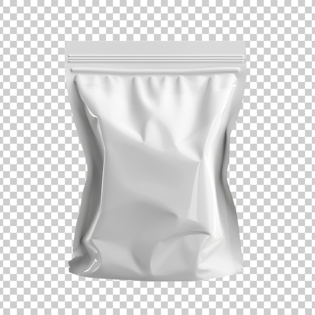 A bag of white bag of flour is on a transparent background