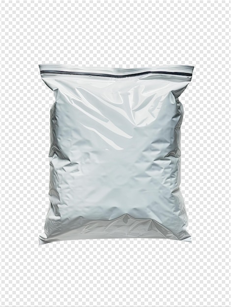 a bag of white cotton