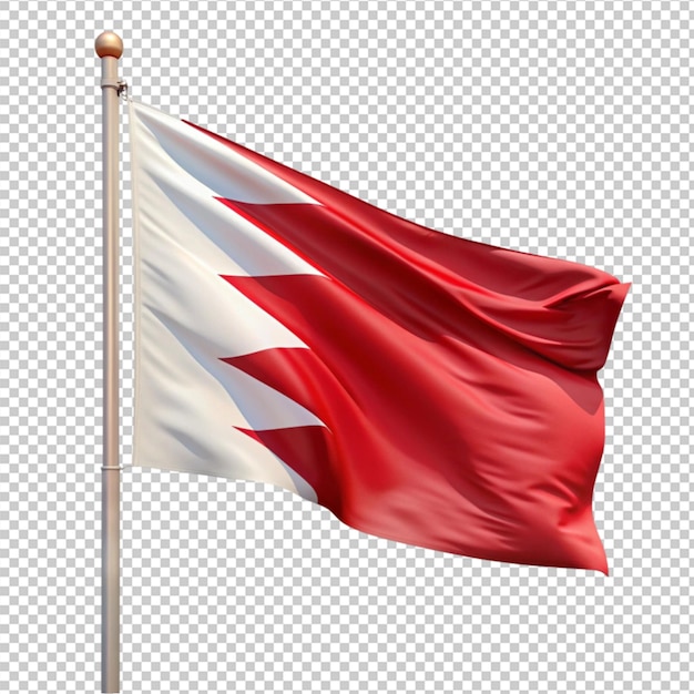 PSD bahrain white and red flag