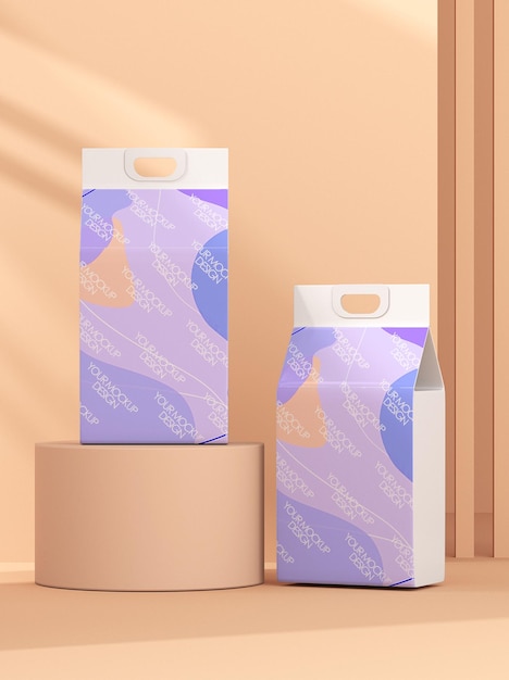 bakery packaging mockup design