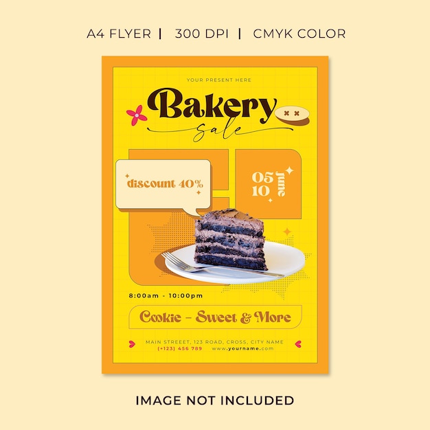 Bakery Sale Flyer