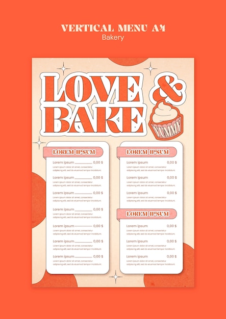 Bakery template design